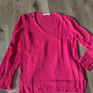 Amina Rubinacci Pink Cotton Sweater Size 46